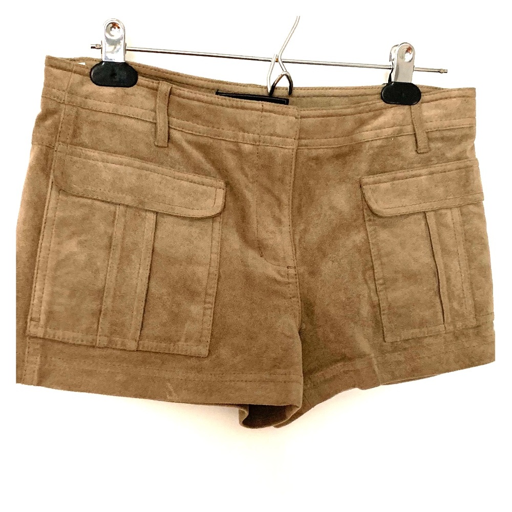 BCBGMaxAzria suede shorts